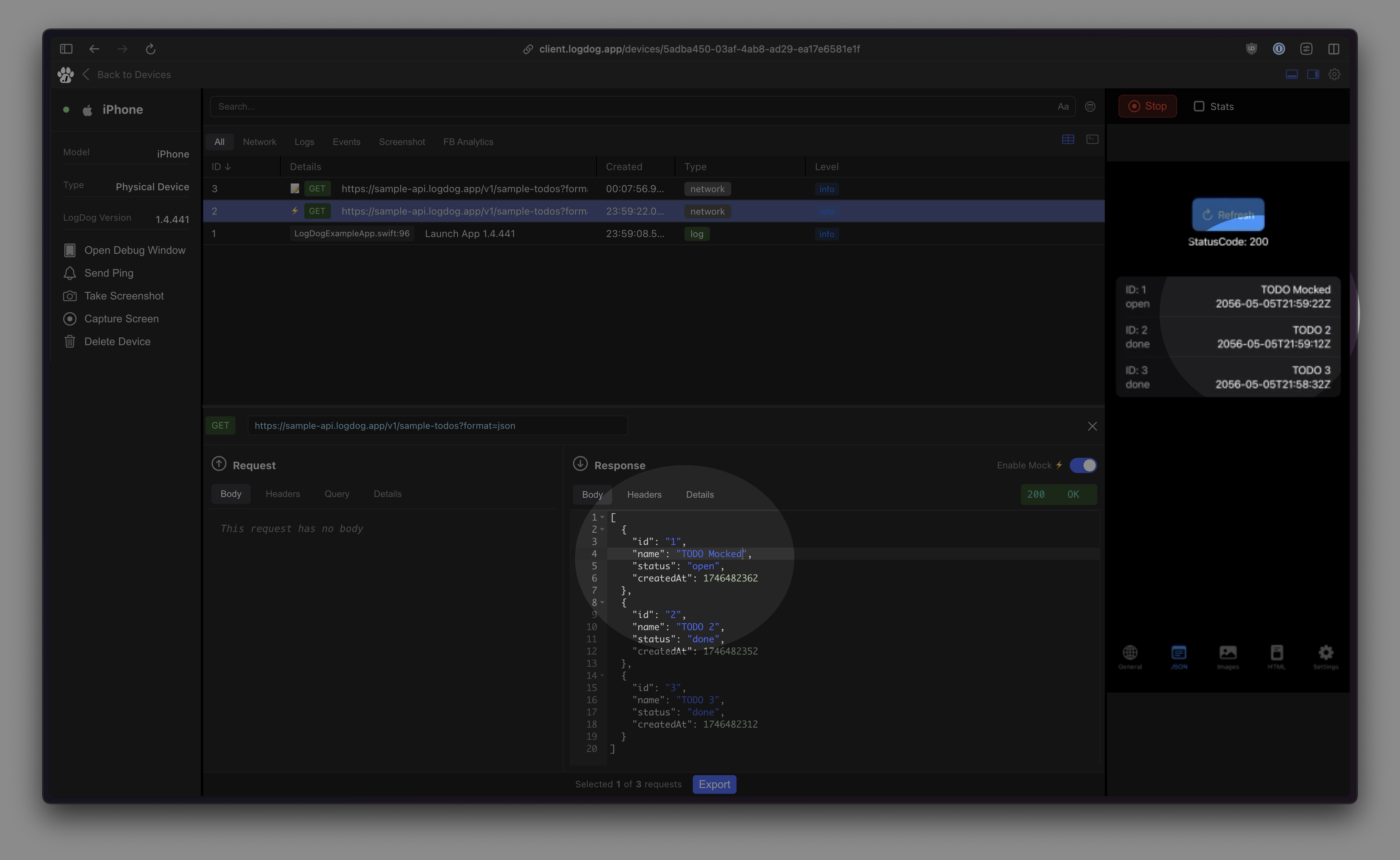 LogDog Dashboard